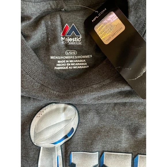 NWT Super Bowl NFL Atlanta 020319 Set Short Sleeve TShirt & Hat Gray Black SZ L - Picture 10 of 11